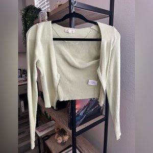 Light green sweater